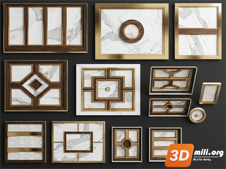 Ceiling Decoration Skp Files